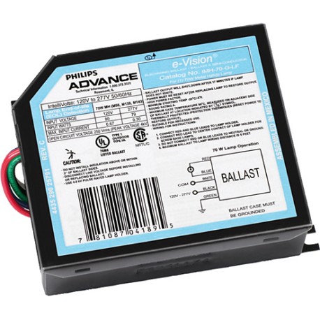 Balastro Electrónico Hid 39W Ansi C130-M130 120-277V