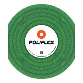 Poliflex verde de 3/4″ con guía plástica rollo con 50 m