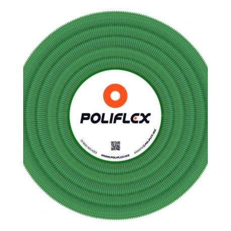 Poliflex verde de 3/4″ con guía plástica rollo con 50 m