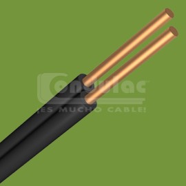 CABLE DUPLEX TIPO POT Y/O SPT 2 CONDUCTORES CAL. 12 AWG, BLANCO MCA. CONDULAC (CARRETE)