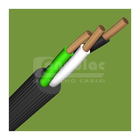 CABLE USO RUDO DE 2 CONDUCTORES CAL. 12 AWG 600V. MCA. CONDULAC.