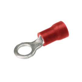 Zapata Terminal Anillo Ais. De Vinilo Rojo Tor. 3/8 Cal. 22-16 Awg Burndy