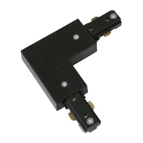 CONECTOR ESCUADRA P/RIEL NEGRO