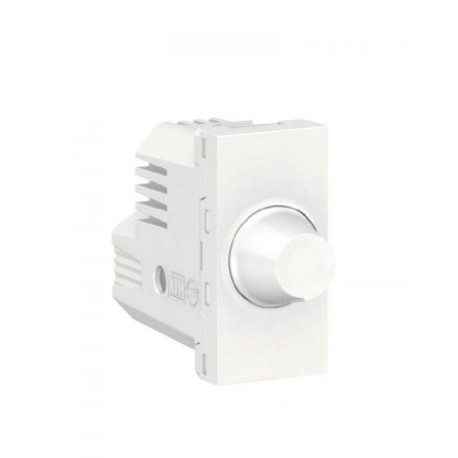 Dimmer giratorio para lamparas resistivas. 300W 127Vca. Blanco