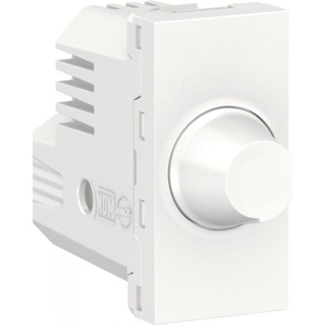 Dimmer giratorio para lamparas, 150W 127Vca. Blanco