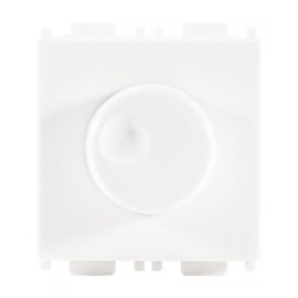 DIMMER ROTATIVO 600 W 2 MODULOS BLANCO | ALPHA | ESTEVEZ