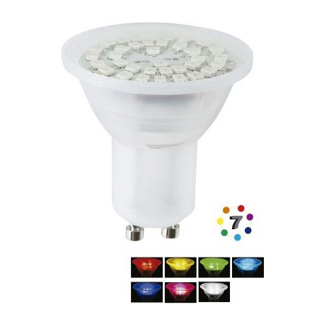 LAMP LED GU10  3W  RGB