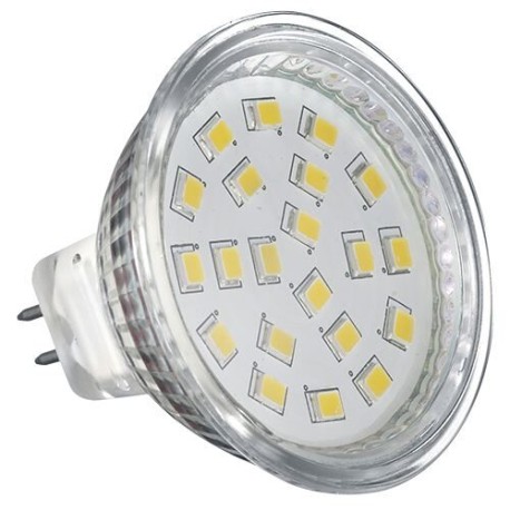 LAMPARA DE  LED  BASE GU53 LUMENS 200LM (3W EQUIVALE 25W) 127V CW 6500K MCA. FOSS